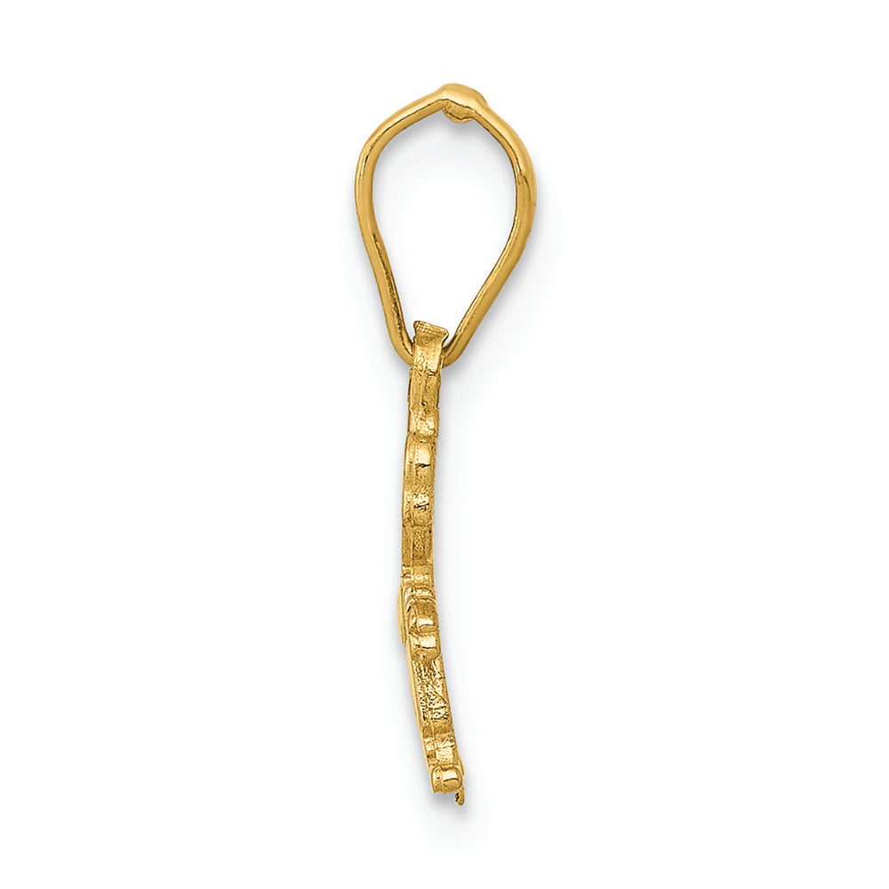 FJC Finejewelers 14k Yellow Gold Polished Little Boy Charm