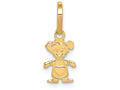 FJC Finejewelers 14k Yellow Gold Polished Little Girl Charm