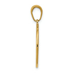 FJC Finejewelers 14k Yellow Gold Saint Anthony Small Round Medal Charm