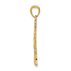 FJC Finejewelers 14k Yellow Gold with with Rhodium Tree Of Life with Hearts Charm