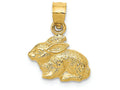 FJC Finejewelers 14k Yellow Gold Polished Rabbit Charm