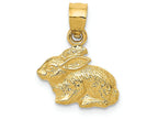 FJC Finejewelers 14k Yellow Gold Polished Rabbit Charm