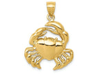 FJC Finejewelers 14k Yellow Gold Polished Crab Charm