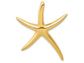 FJC Finejewelers 14k Yellow Gold Polished Starfish Slide Charm