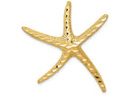 FJC Finejewelers 14k Yellow Gold Bright Cut Starfish Slide Charm