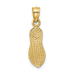 FJC Finejewelers 14k Yellow Gold Polished And Textured Flip Flop Charm