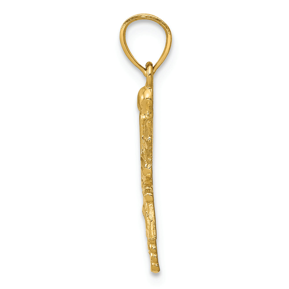 FJC Finejewelers 14k Yellow Gold Bright Cut Rn Charm