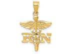 FJC Finejewelers 14k Yellow Gold Bright Cut Rn Charm