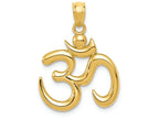 FJC Finejewelers 14k Yellow Gold Polished Om Symbol Charm