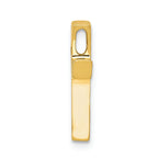 FJC Finejewelers 14k Yellow Gold Polished Cross Chain Slide Charm