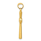 FJC Finejewelers 14k Yellow Gold Hollow Cross Charm