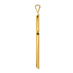 FJC Finejewelers 14k Yellow Gold Polished Tube Cross Charm