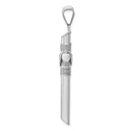 FJC Finejewelers 14k White Gold Polished Tube Cross Charm