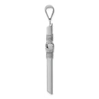 FJC Finejewelers 14k White Gold Polished Tube Cross Charm