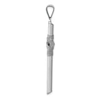FJC Finejewelers 14k White Gold Polished Tube Cross Charm