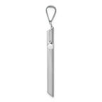 FJC Finejewelers 14k White Gold Polished Tube Cross Charm