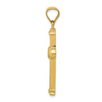 FJC Finejewelers 14k Yellow Gold CZ Cross Charm