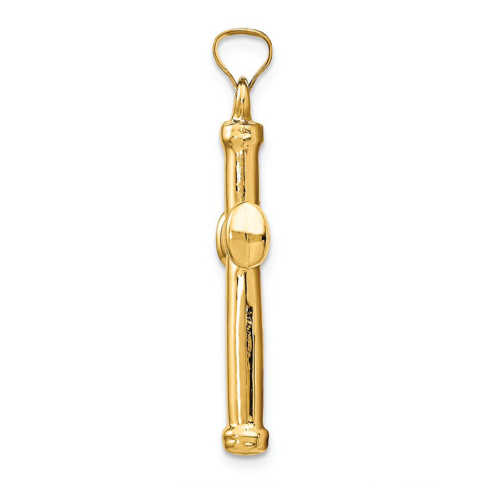 FJC Finejewelers 14k Yellow Gold Polished Stamping Cross Charm