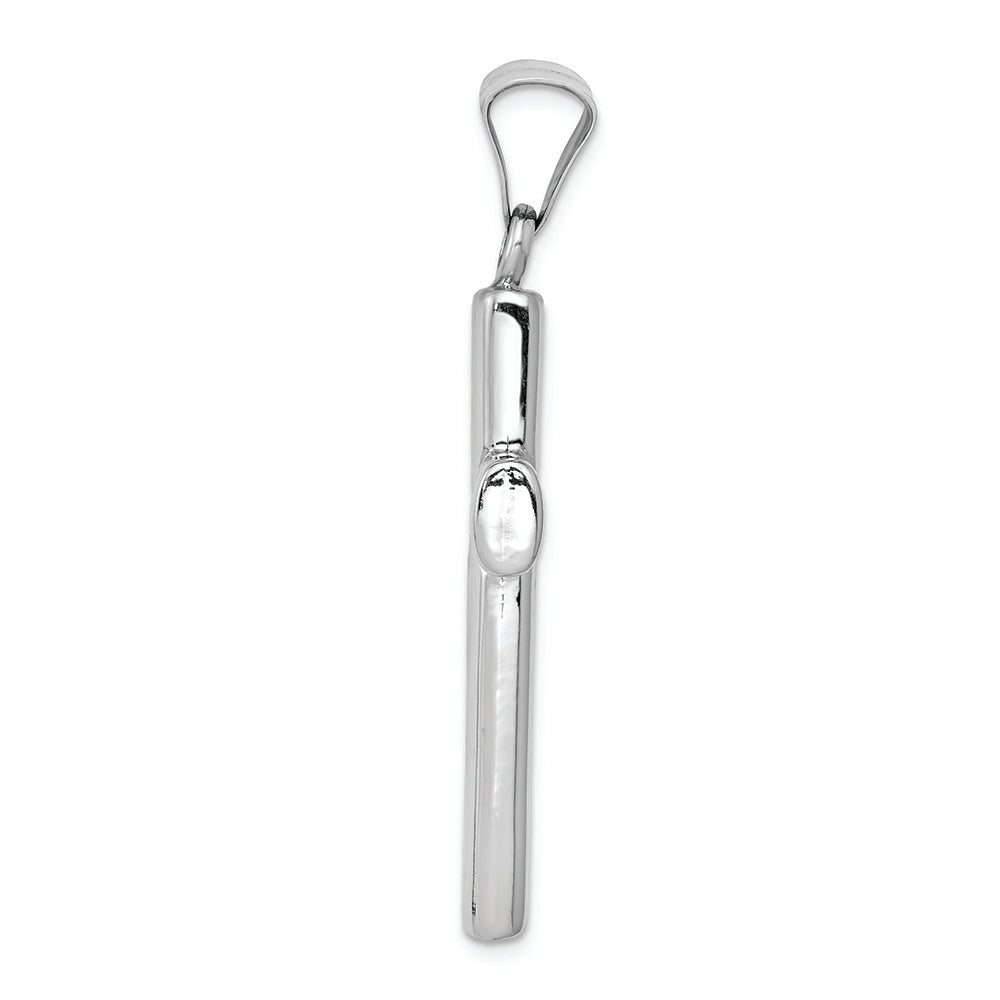 FJC Finejewelers 14k White Gold Stamping Cross Charm
