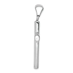 FJC Finejewelers 14k White Gold Stamping Cross Charm