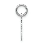 FJC Finejewelers 14k White Gold Mini Polished Cross Charm