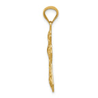 FJC Finejewelers 14k Yellow Gold Polished Filigree Cross Charm