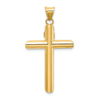 FJC Finejewelers 14k Two-tone Gold Polished Crucifix Charm