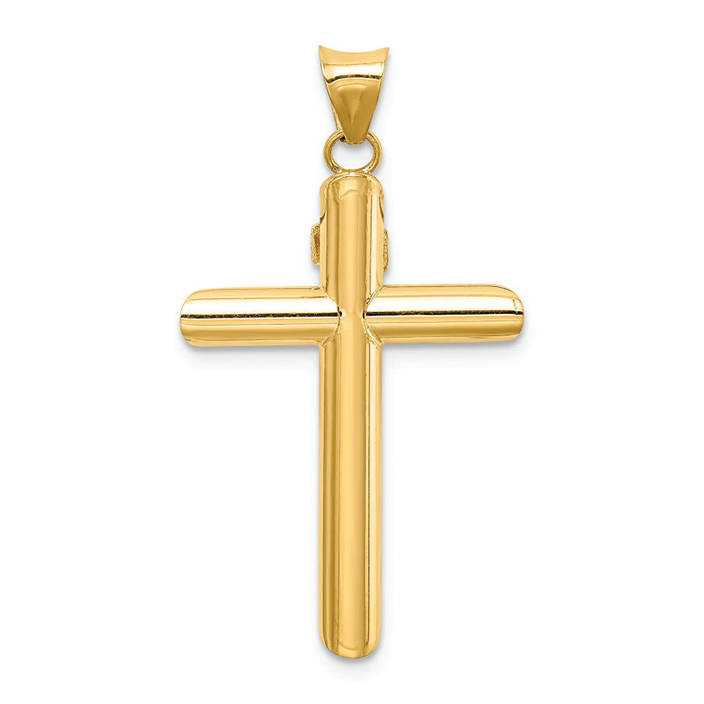 FJC Finejewelers 14k Two-tone Gold Polished Crucifix Charm