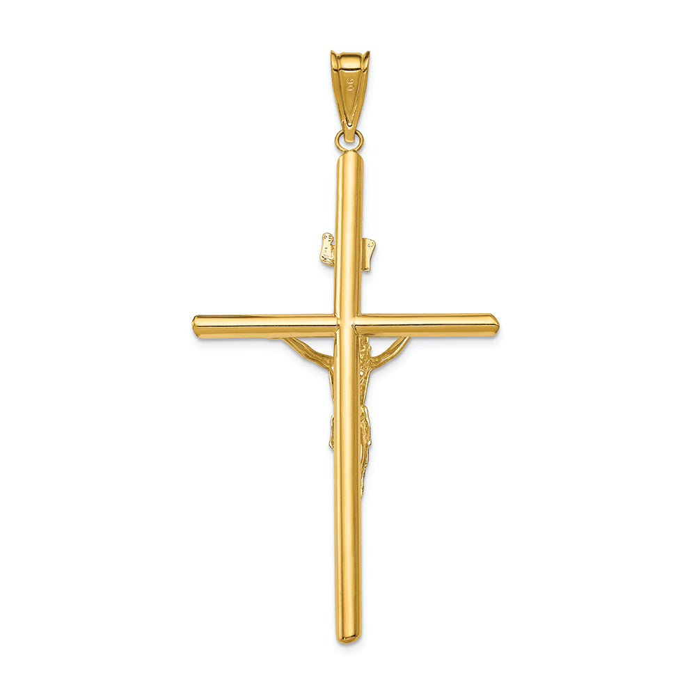 FJC Finejewelers 14k Two-tone Gold Polished Jesus Crucifix Charm