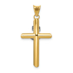 FJC Finejewelers 14k Two-tone Gold Polished Jesus Crucifix Charm