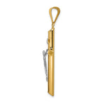 FJC Finejewelers 14k Two-tone Gold Polished Jesus Crucifix Charm