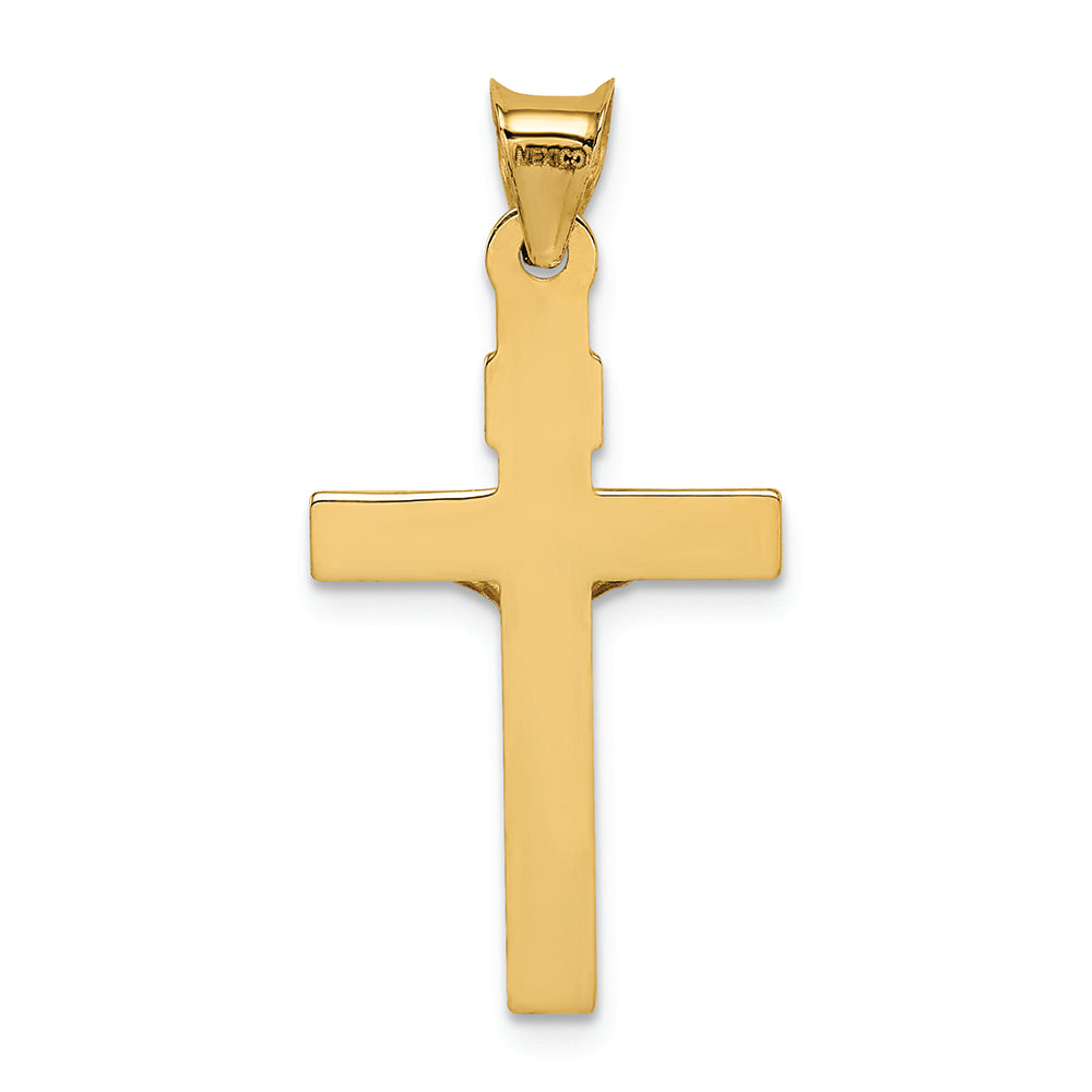 FJC Finejewelers 14k Two-tone Gold Crucifix Charm