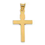 FJC Finejewelers 14k Two-tone Gold Crucifix Charm