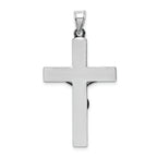 FJC Finejewelers 14k White Gold Polished Crucifix Charm