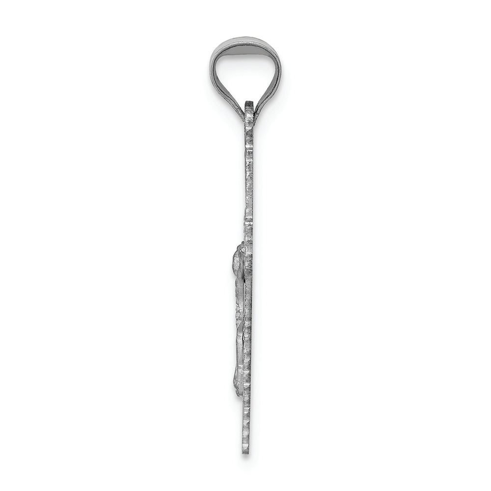 FJC Finejewelers 14k White Gold Crucifix Charm