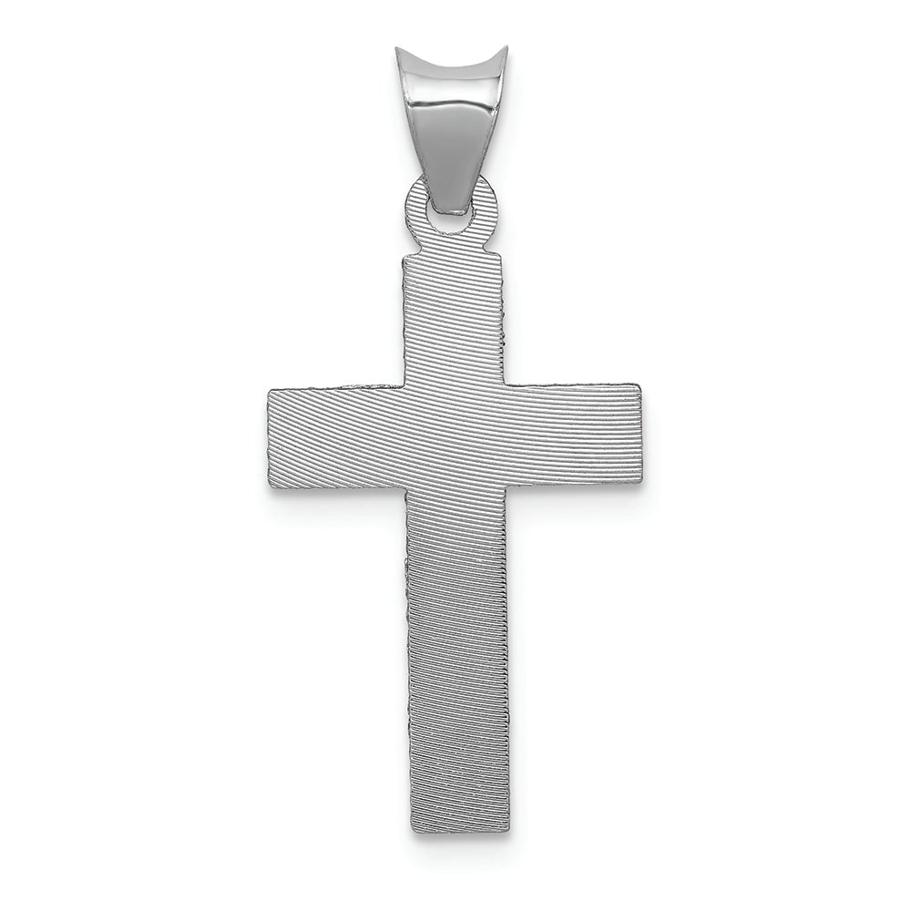 FJC Finejewelers 14k White Gold Crucifix Charm