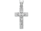 FJC Finejewelers 14k White Gold Crucifix Charm