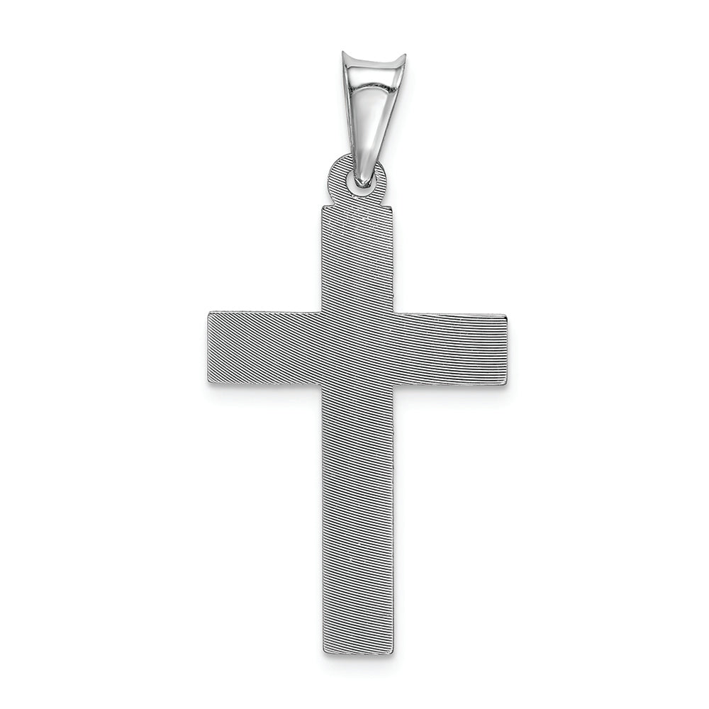 FJC Finejewelers 14k White Gold Crucifix Charm