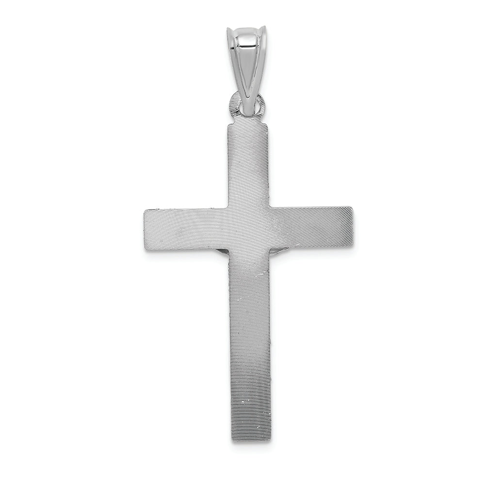 FJC Finejewelers 14k White Gold Crucifix Charm