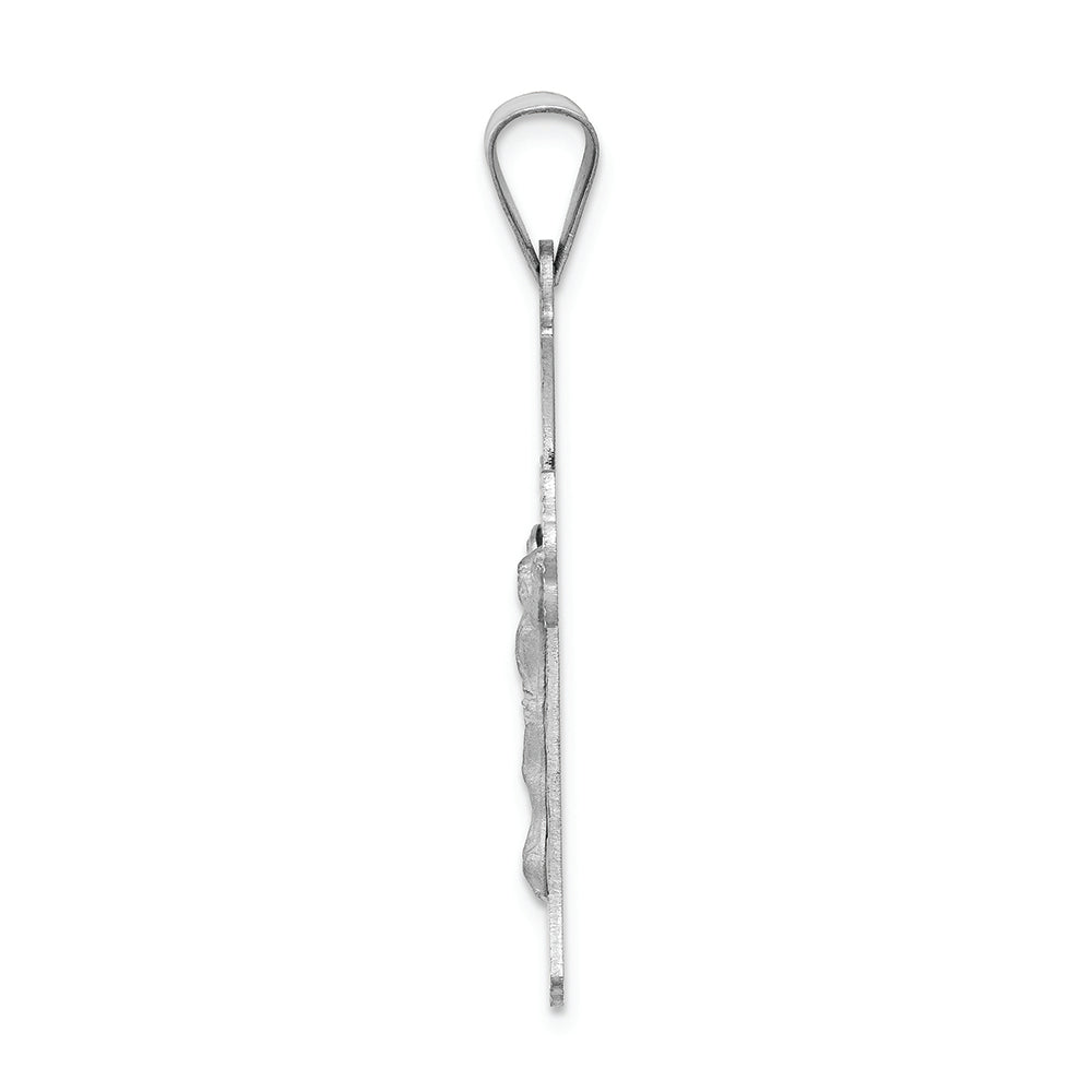 FJC Finejewelers 14k White Gold Crucifix Charm