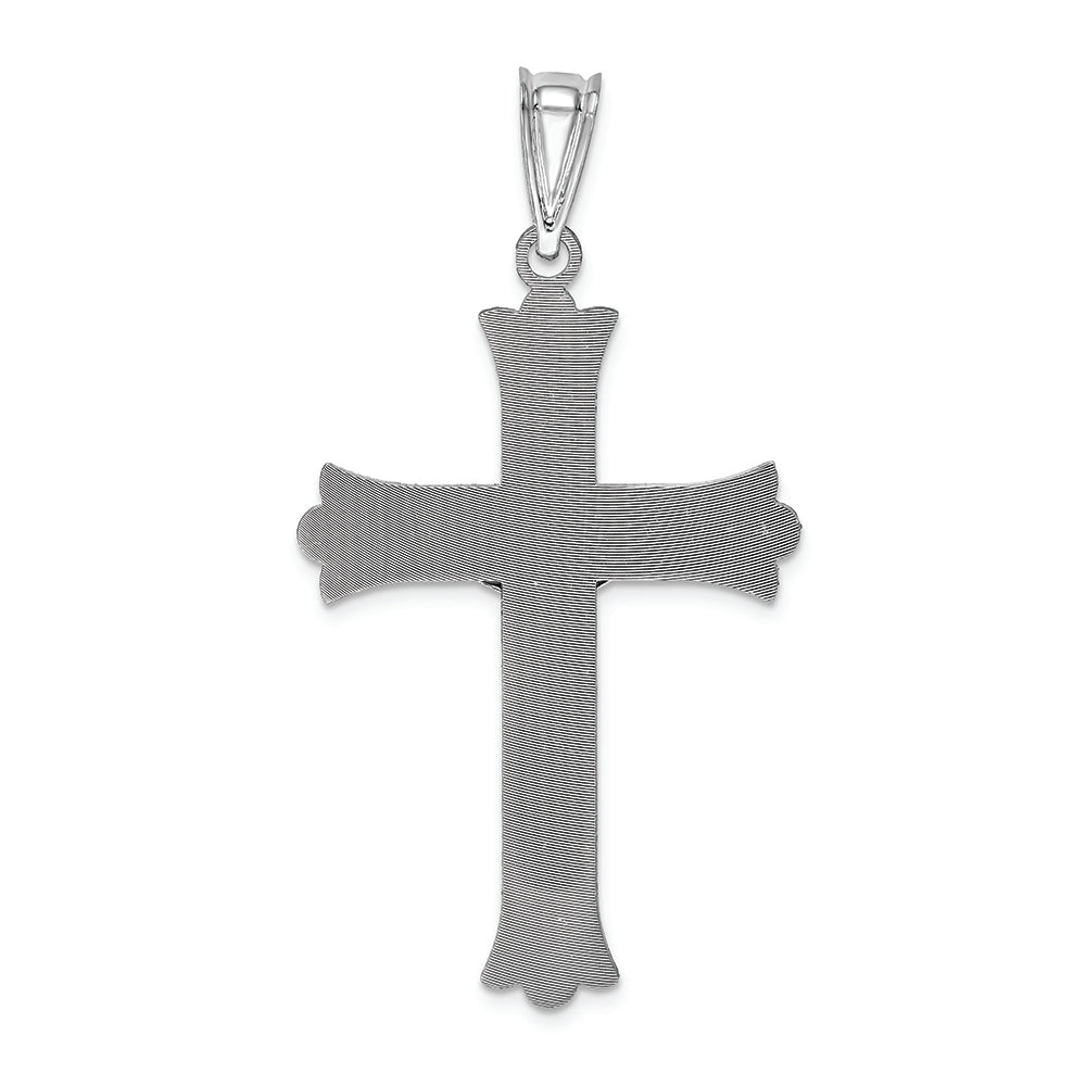 FJC Finejewelers 14k White Gold Crucifix Charm