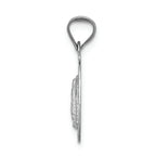 FJC Finejewelers 14k White Gold Our Lady Of Guadalupe Oval Charm