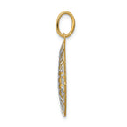 FJC Finejewelers 14k Two-tone Gold Our Lady Of Guadalupe Charm