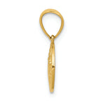 FJC Finejewelers 14k Yellow Gold San Benito 2 Sided Round Small Charm