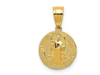 FJC Finejewelers 14k Yellow Gold San Benito 2 Sided Round Small Charm