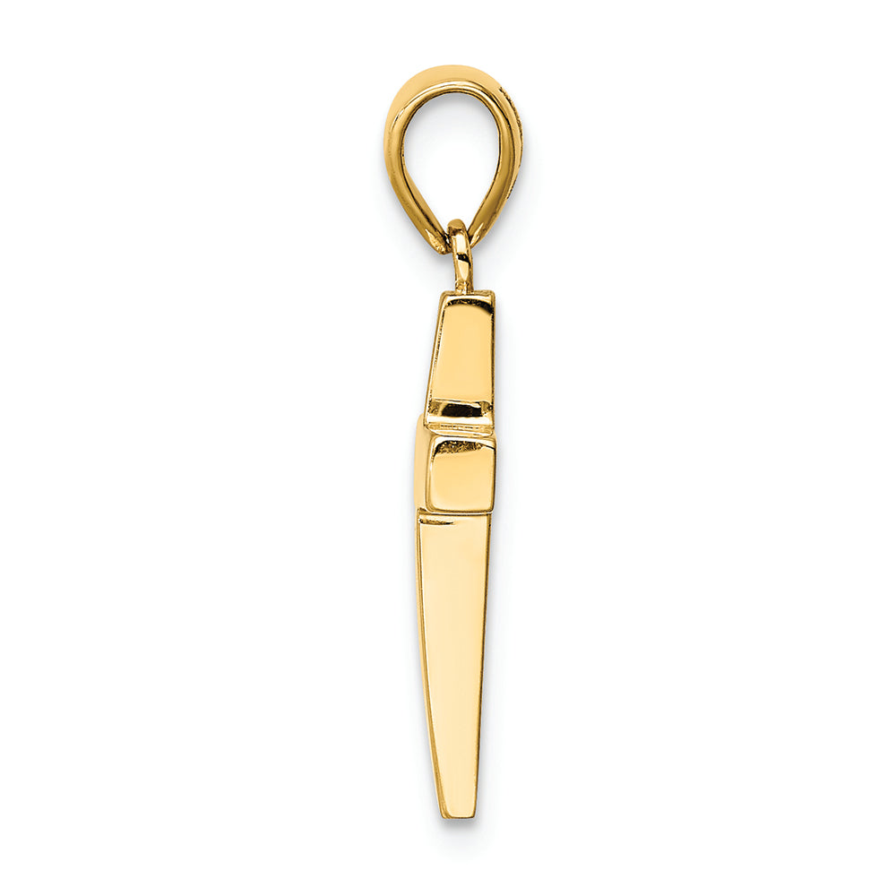 FJC Finejewelers 14k Yellow Gold Cross Charm