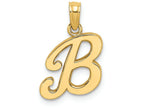 FJC Finejewelers 14k Yellow Gold B Script Initial Charm