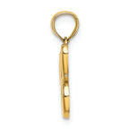 FJC Finejewelers 14k Yellow Gold C Script Initial Charm