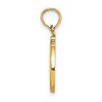 FJC Finejewelers 14k Yellow Gold D Script Initial Charm