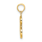 FJC Finejewelers 14k Yellow Gold E Script Initial Charm